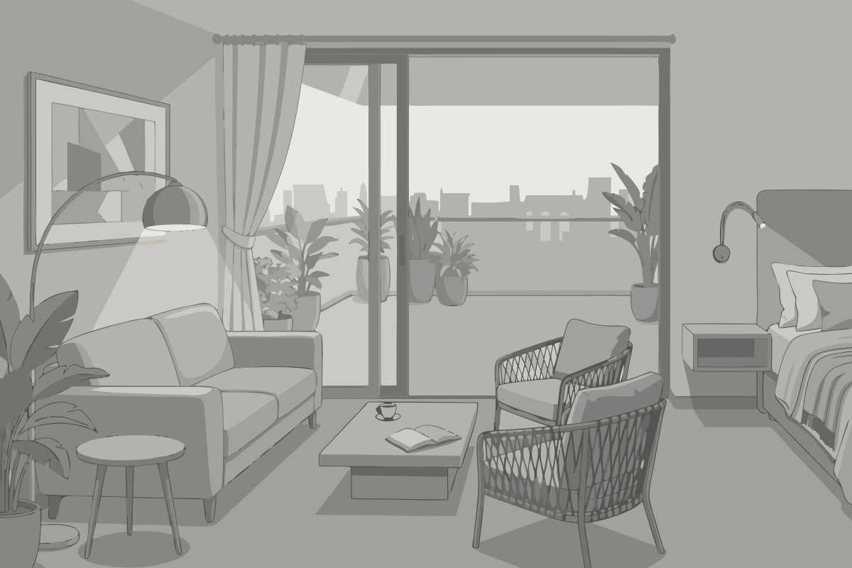 Habitación Triple con vistas al mar